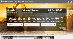 Desktop Screenshot of equipmenttrader.com